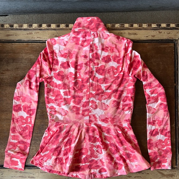 NWOT TA Tracy Anderson G.I.L.I. Zip Up Pink Leopard Jacket - Picture 2 of 8